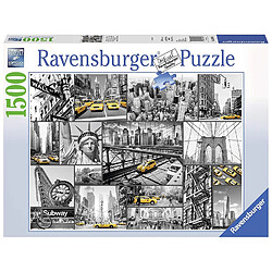 Ravensburger ? 16354 Touche colorée à New York, 1500 pièces Puzzle