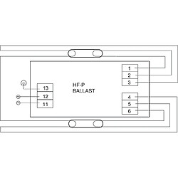 Philips HF-P 258 TL-D III 220-240 Ballast Electronique