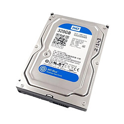 Disque Dur 320Go SATA 3.5 Western Digital Caviar Blue WD3200AAKX-00ERMA0 7200rpm 16Mo · Reconditionné 