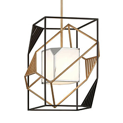 TROY LIGHTING Suspensions Cubist 40W E27 Or Bronze 