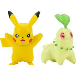 Jazwares Pokémon - Pack Chikorita & Pikachu