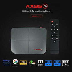 1 Abs Material Ax95 Smart Tv Box Android 9.0 Prend En Charge La Version Dolby Tv Google Store 4 32G_British Plug Clavier I8