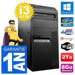 PC Tour Lenovo ThinkCentre M93p Intel i3-4130 RAM 8Go Disque 2To Windows 10 Wifi - Occasion