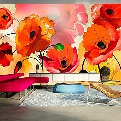 Paris Prix Papier Peint XXL Velvet Poppies 280x500cm 