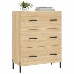 Avis Maison Chic Buffet,Meuble de Rangement,commode pour salon,Cuisine chêne sonoma 69,5x34x90 cm bois d'ingénierie -MN77971