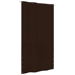 vidaXL Écran de balcon Marron 140x240 cm Tissu Oxford 