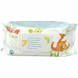 Lot de 80 lingettes antibactériennes pour le change - Nuby