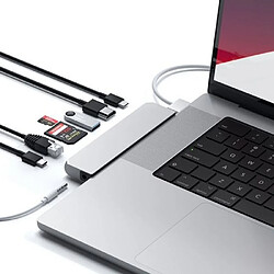 Acheter Satechi Hub Double USB pour MacBook en Aluminium Pro Hub Max HDMI 4K Argent