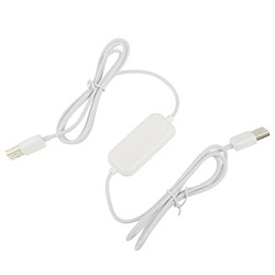 Wewoo Câble de liaison de données USB 2.0 haute vitesse, Partage de PC à PC, Plug and Play, Longueur: 165cm