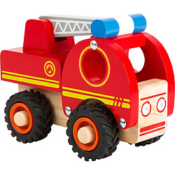 Small Foot Camion de pompiers en bois