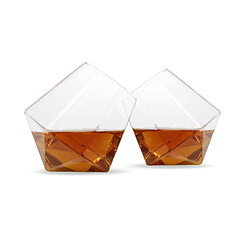 Kas Design Coffret de Deux Verres Diamants