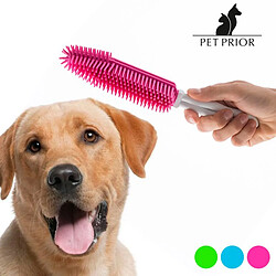 Totalcadeau Brosse pour chiens poils souples - Toilettage brossage animaux de compagnie pas cher