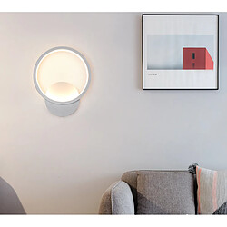 Avis Stoex Applique Murale Blanche Minimaliste D'Intérieur Applique Murale Led Lampe Murale Ronde Blanc Chaud Pour Salon Chambre Couloir Couloir Escaliers