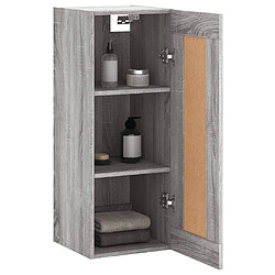 Acheter Maison Chic Armoire murale,Meuble de Rangement pour salon,cuisine sonoma gris 34,5x34x90 cm bois d'ingénierie -MN34301