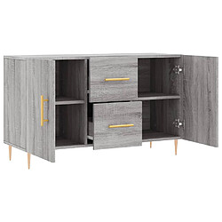 Acheter vidaXL Buffet sonoma gris 100x36x60 cm bois d'ingénierie