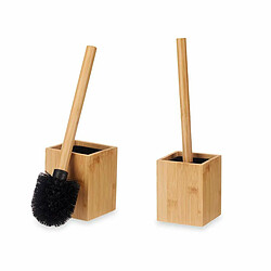 Avis Berilo Brosse de salle de wc Bambou Plastique 10 x 36 x 10 cm (12 Unités)