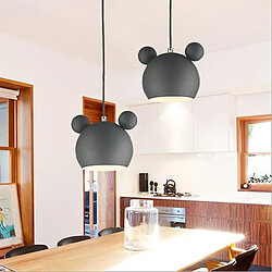 Avis Universal Applique murale nordique aluminium mickey hills chambre d'enfant s'allume lampe murale intérieure moderne luminaire e27 luminaire créatif (blanc)