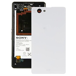 Wewoo Coque arrière blanc pour Sony Xperia Z1 Mini Cache Batterie 