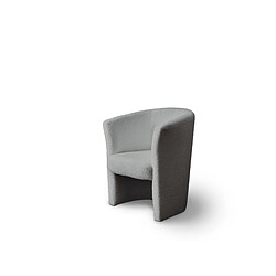 Lisa Design Kori - fauteuil cabriolet - en tissu bouclette tendance pas cher