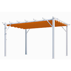 Pergola aluminium 12 m2 blanc - per 4030 wr - HABRITA 