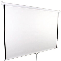 Helloshop26 Écran de projection vidéoprojecteur enroulable 500 g/m² 88,2 pouces 152x152cm 0601001