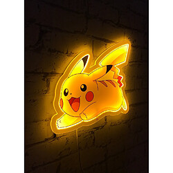 BigBen Lampe Néon Murale Pikachu 30cm Jaune