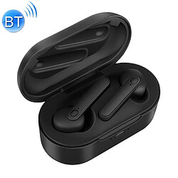 Wewoo Écouteur Bluetooth DT-5 IPX étanche 5.0 Ecouteur sans fil avec boîtier de chargement magnétiquefonction d'appel de soutien et d'alimentation noir 