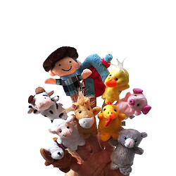 Universal 10pcs Set Models Classic Classic Nursery Rhymes Story Même Finger Old MacDonald avait une ferme Toys 