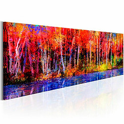 Paris Prix Tableau Imprimé Colorful Autumn Trees 50 x 150 cm 