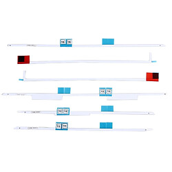 Wewoo Pour iMac 27 pouces A1419 2012 - 2015 Autocollants adhésifs LCD pièce détachée 6 en 1