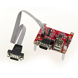 Kalea-Informatique Plaque d'extension pour Raspberry Pi IoT - 2 ports COM RS232 + 2 ports USB 2.0