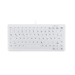 CHERRY AK-C4110 keyboard CHERRY AK-C4110 clavier USB QWERTZ Allemand Blanc