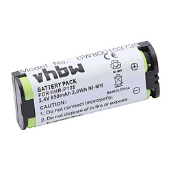 vhbw NiMH batterie 800mAh (2.4V) pour téléphone fixe sans fil Panasonic KXTG2432, KXTG2620, KXTG2620B comme CPH-508, BBTG0658001, etc. 