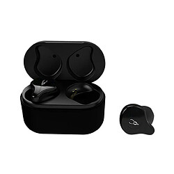 LUUCOZK Écouteurs stéréo 3D étanches X12 Pro Bluetooth 5.0 sans fil pour le sport - Noir 