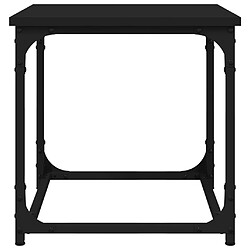 Acheter vidaXL Table d'appoint Noir 40x40x40 cm Bois d'ingénierie