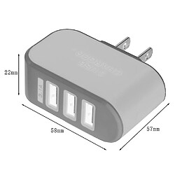 Universal Adaptateur de chargeur mural universel Triple USB Triple USB Adaptateur 3 pour téléphone portable pas cher