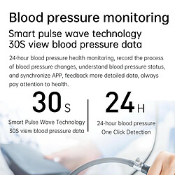 Yonis Montre Connectée HD 1.39' ECG Suivi Glycémie pas cher