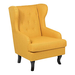 Beliani Fauteuil Jaune ALTA