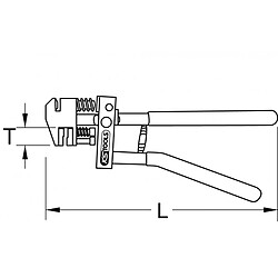 KS TOOLS 118.0055 Pince à soyer et à sertir pas cher