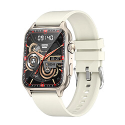 Yonis Montre Connectée Or IPS 1.96' Appels Bluetooth Oxymètre IP67