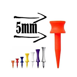 Castle Tees plastiques à étage Orange 5mm pour les départs au Fer