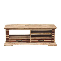 BOIS & CHIFFONS Meuble TV bois bicolore 2T 3N | Acacia Luxor