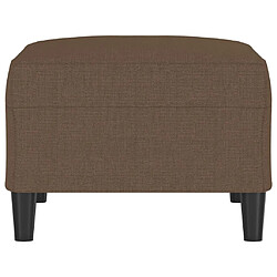 Avis vidaXL Repose-pied Marron 70x55x41 cm Tissu