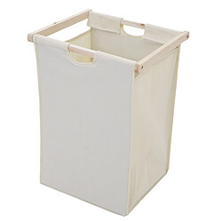 Mendler Étagère murale échelle de salle de bain HWC-B59, panier à linge, étagère en bois de pin 152x41x35 cm, 39l pas cher