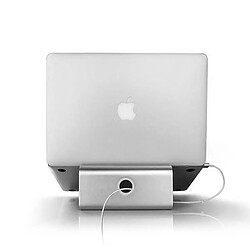 Wewoo Support Holder argent pour ordinateur portable, adapté de refroidissement en aluminium Mac Air, Pro, iPad et autres ordinateurs portables 11-17 pouces pas cher