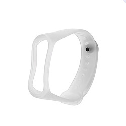 Wewoo Bracelet Montre Caoutchouc En Silicone Poignet Remplacement Pour Xiaomi Mi Band 3 Transparent