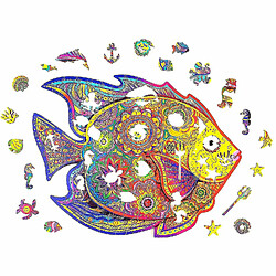 Universal Cadeau enfant poisson puzzle en bois photo 300pcs ï ¼ porte 