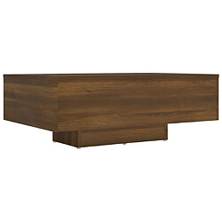 Maison Chic Table basse pour salon | Table à café Chêne marron 85x55x31 cm Bois d'ingénierie -GKD64974