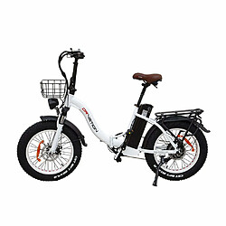 Vélo Électrique DrveTion CT20 - 20*4.0 Pouces Moteur 750W Batterie 48V20Ah Autonomie 60-90KM - Blanc Perle Vélo Électrique DrveTion CT20: 750W, Batterie 48V20Ah, Autonomie 60-90KM