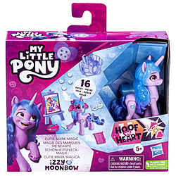 Hasbro Figurine de petite licorne Izzy Moonbow La magie des marques de beauté My little pony